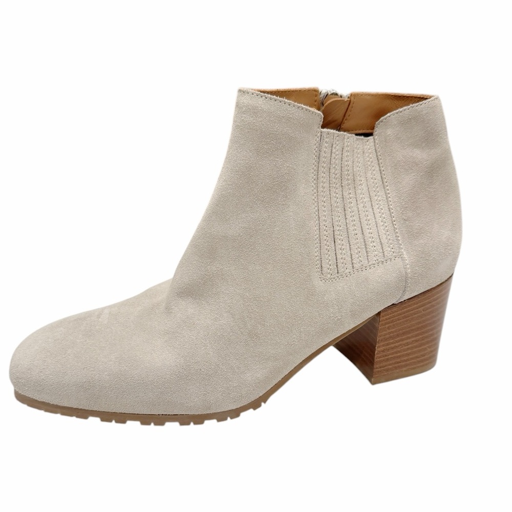 NEW Aquatalia Light Beige Suede Waterproof Ankle Boot 8.5